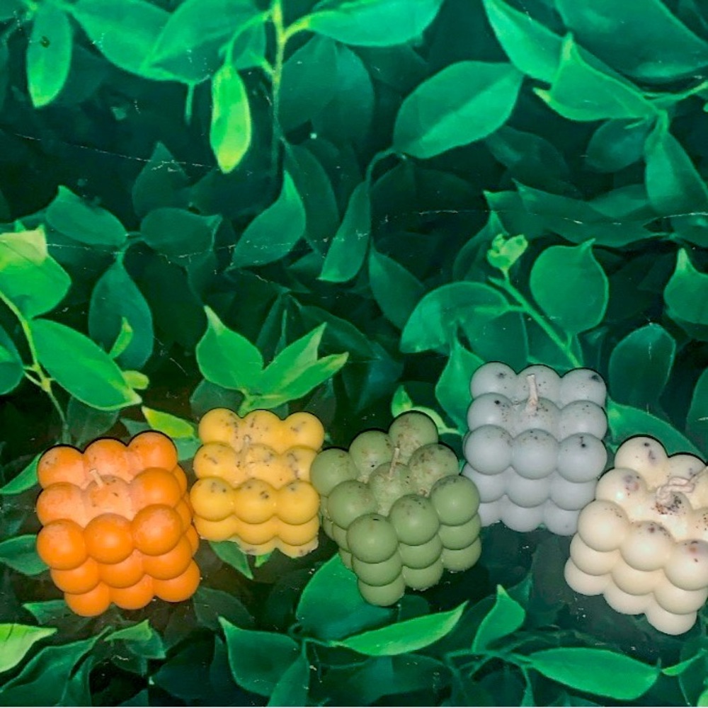 Scented Bubble Candles